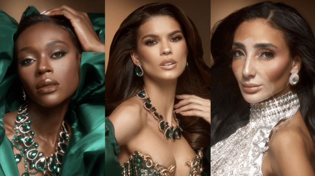 Moms in Miss Universe 2024 (from left) Beatrice Njoya, Ileana Marquez, and Logina Salah